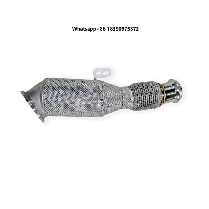 High-performance Stainless Steel Sports Downpipe  Exhaust Pipes Header No Engine Failure  h003