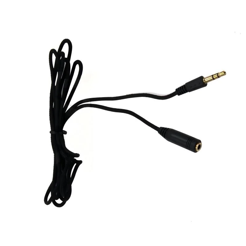 NEW 1.5m/3m/5m  Earphone Headphone Stereo Audio Extension Cable Cord for Speaker Phone Nylon Wire 3.5mm Jack Female to Male
