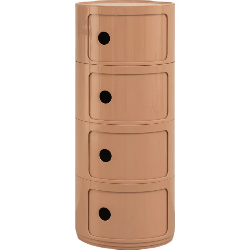 

Simple Home Storage Cabinet Bedroom Small Cosmetics Locker Bathroom Multi-layer Plastic Storage Cabinet