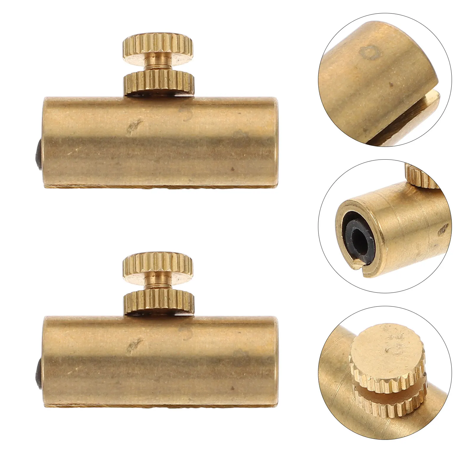 

2 Pcs Cello Accessories Mute Wolf Tone Violin Parts and Suppressor Instrument Musical