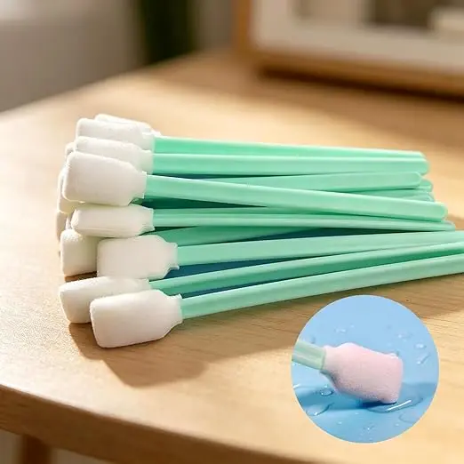 Square Foam Cleaning Swabs,Dust-Free Cleaning Sponge Tip,Suitable for Cameras, Inkjet Printers, Paintings,Optical Lens Equipment
