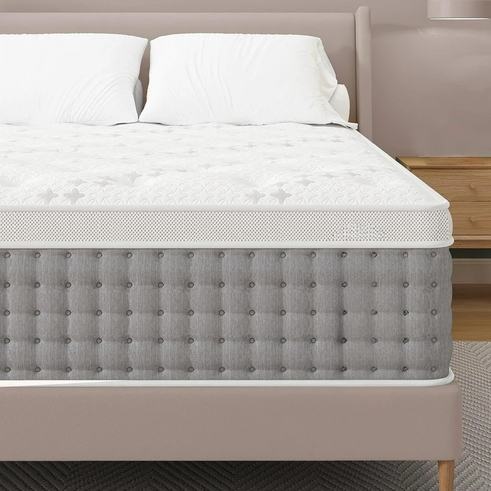 14 inch Cushion - Hotel Series Pain Relief Mixed Mattress - Deep Sleep Mattress with Additional Waist and Hip Support