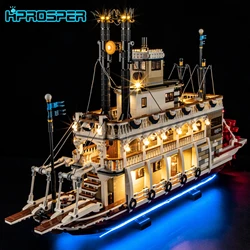 Hprosper 5V LED Lights for Lego 21356 River Steamboat Decorative Lamp With Battery Box