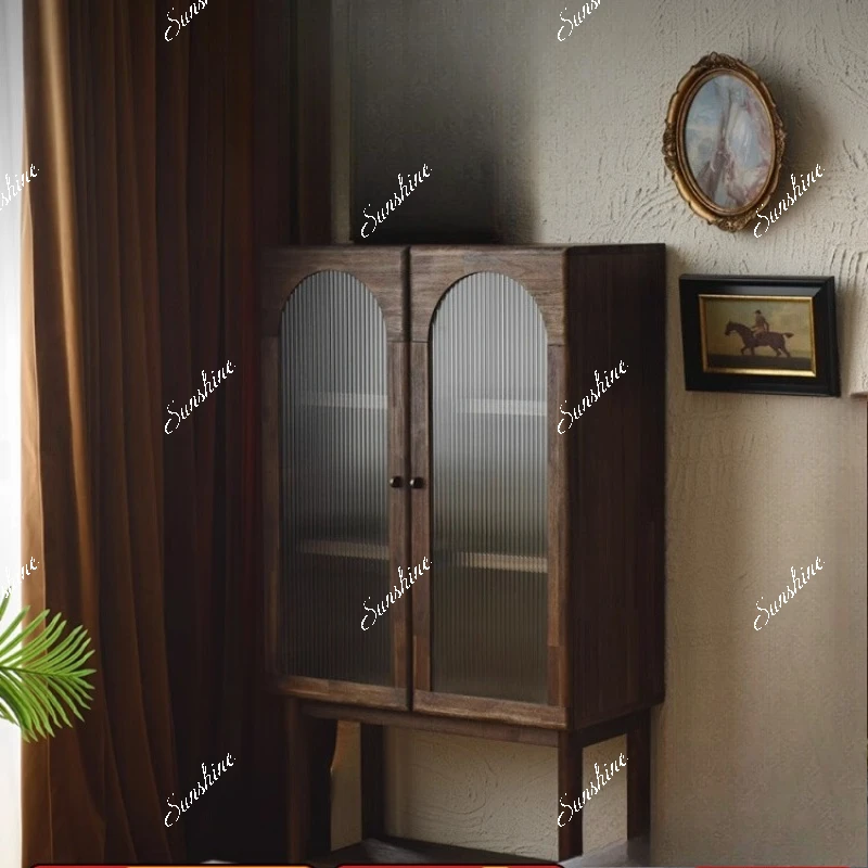 

Vintage Nordic, guest restaurant against the wall display bookcase figure display high cabinet