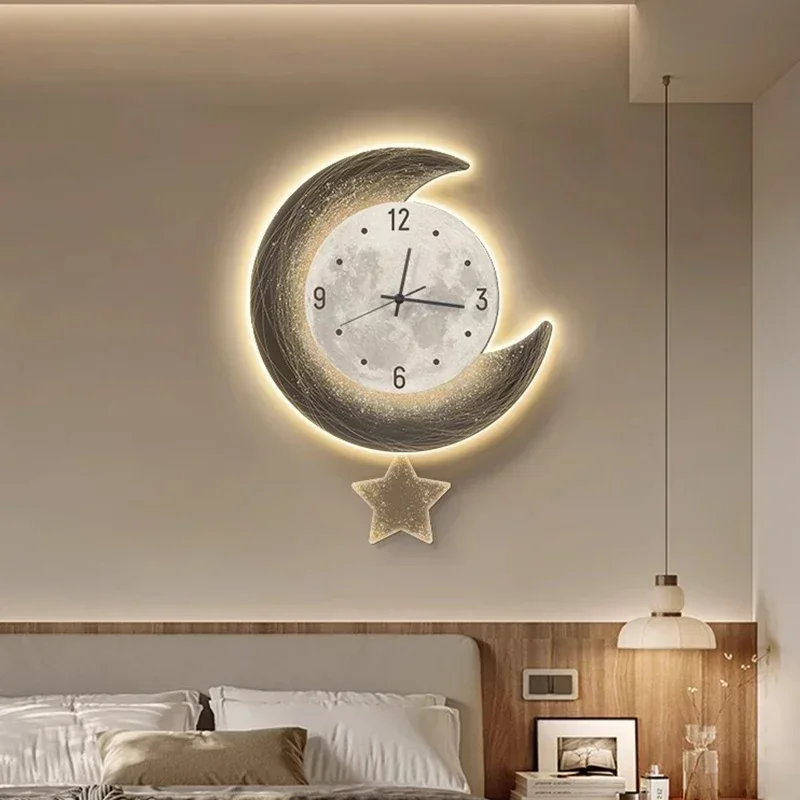Modern Art Mural Wall Clocks Living Room Electronic Elegant Silent Wall Clocks Decoration Electronic Home Decor Reloj Pared LLWC