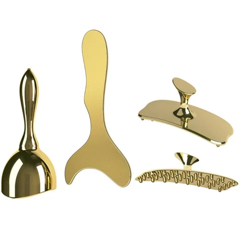 Sell like hot cakes Metal Cup Body Sculpturing Anti Cellulite Laminated Set Colombian Cryo ice Metal Therapy Tools