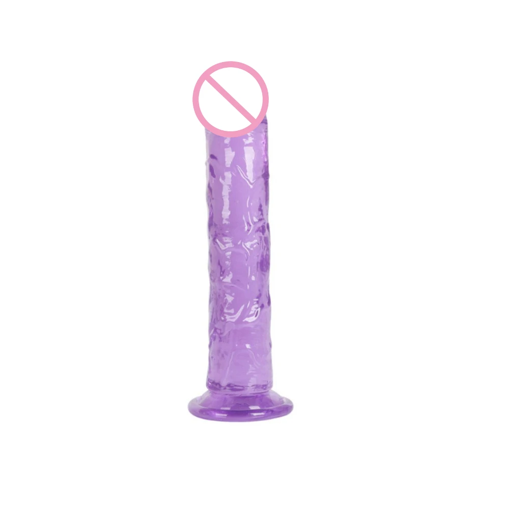 Cheap Package Multiple Sizes Soft Jelly Dildo with Suction Cup Realistic Adult Sex Toy for Women and Men Includes 3 Free Condoms view 4