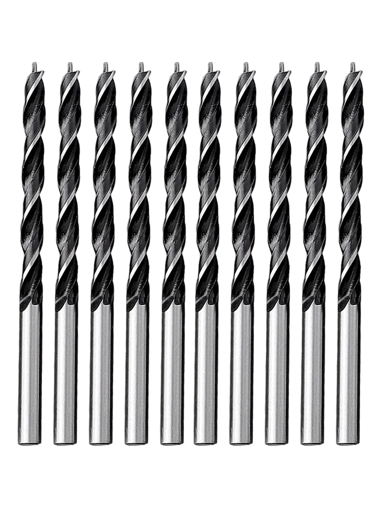 Strumento di perforazione del legno Punta da trapano Strumento di perforazione del legno 10 pezzi di diametro Punta da trapano a spirale per legno Punte Strumento di perforazione del legno