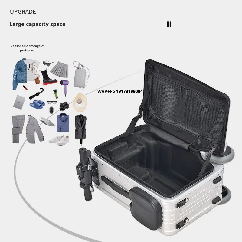 Manufacturer Wholesale Rideable Travel Suitcase Mobility Artifact Rolling Luggage Smart Carry-on Multifunctional Electric
