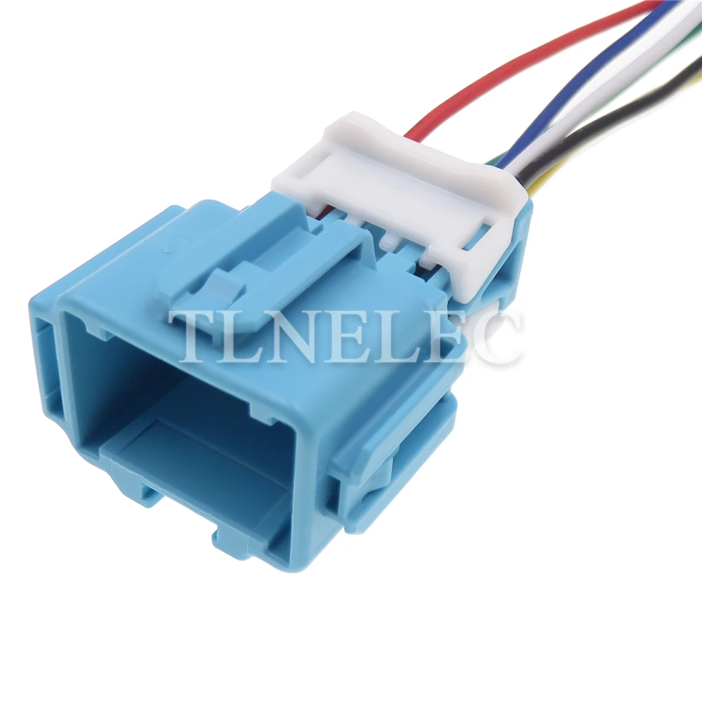 6 Pin Way สายไฟที่มีสายไฟบรรยากาศโคมไฟ Unsealed ซ็อกเก็ตสำหรับ Honda 6098-1373 6098-1377