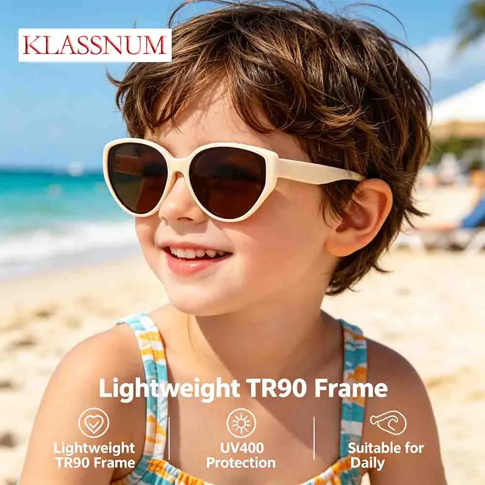 2026 New Children CatS Eye Sunglasses Retro UV400 Fashion Girls boys Shades Trendy Small Frame Outdoor Travel Eyewear