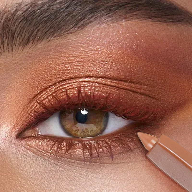 Pudaier 24 kolory opcjonalne cienie do powiek w sztyfcie, kolorowy cień do powiek w pisaku, perłowy eyeliner w żelu w pisaku