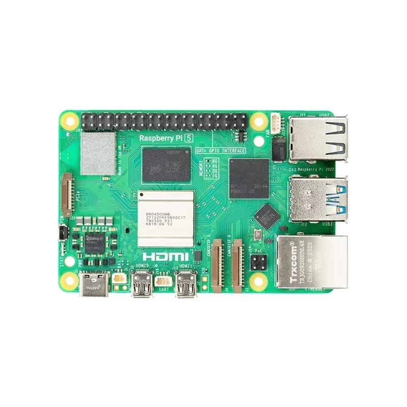 Pi 5 Cortex-A76 Linux 2 GB armkaart Python-programma en PCIe Gigabit Ethernet USB3.0