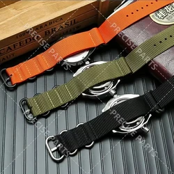 Watch Band 18mm 20mm 22mm 24mm Nato Strap Premium Army Sport Loop Dropshipping Military black buckle Belt bracelet Nylon