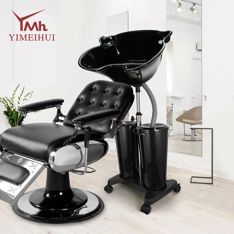 

Регулируемая портативная чаша для шампуня для обратной промывки, пластиковая раковина для мытья волос, раковина для шампуня с электрическим насосом