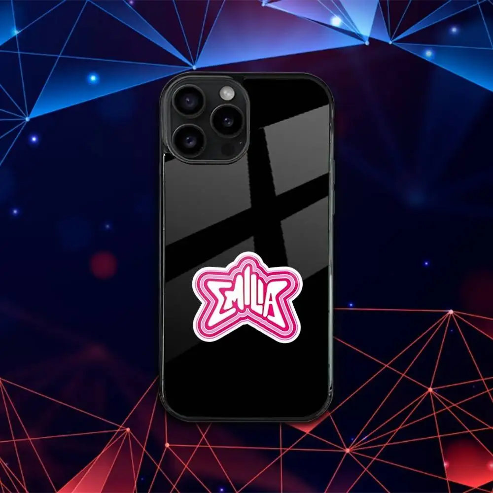 حافظة هاتف E-Emilia mp3 Singer Mernes لهاتف iPhone 17,16,15,14,13,12,11,Pro,Max,Plus,Mini,SE4,E شحن لاسلكي مغناطيسي Magsafe #3