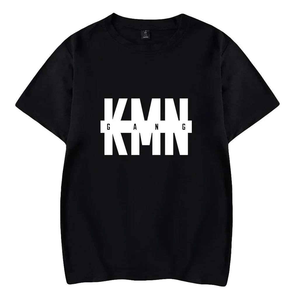 Rapper KMN Gang Oversized T Shirt Women Men Summer Fashion O-neck Short Sleeve Funny Tshirt Graphic Tees Streetwear Harajuku Top