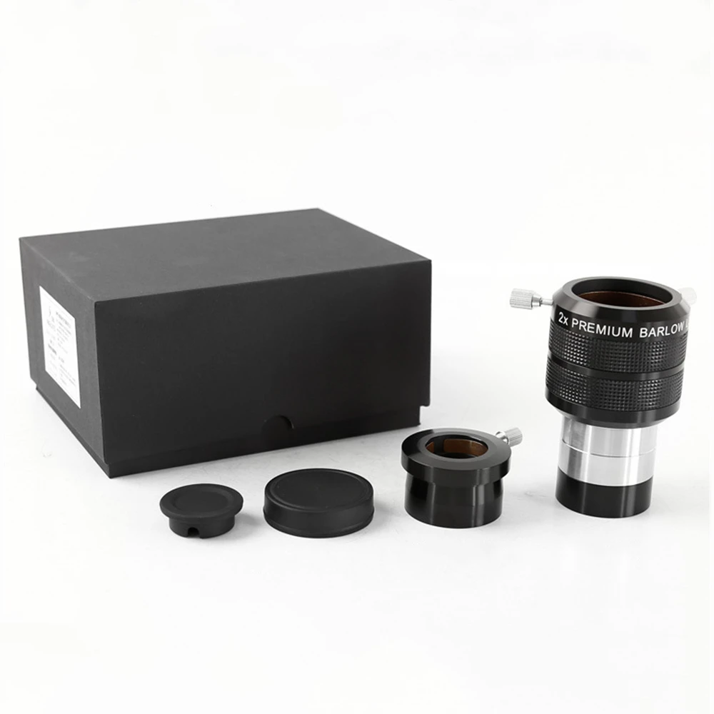 2 inch 2X/3X/5X Apochromatische FMC Barlow-lens met 1,25 '' adapter astronomische telescoopaccessoires