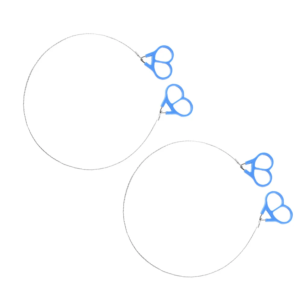 

2Pcs Compact Portable Chain Stainless Steel Manual Wire Cutter Survival Supplies Camping Hiking Tools Hand