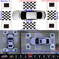 Automatic completion Calibration cloth for Car 360 ° panoramic image system debugging cloth 2D 3D correction calibration cloth