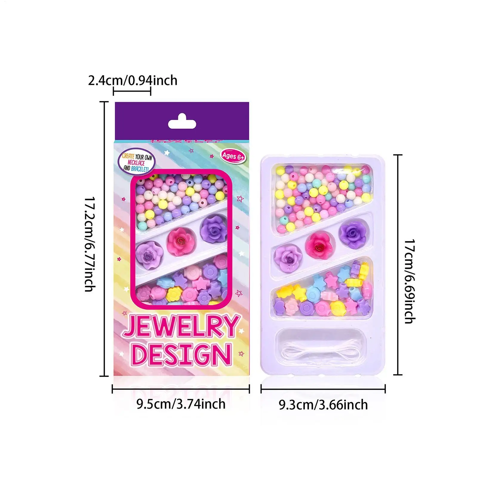 Kit per realizzare braccialetti con perline Kit di piccole perline per bracciale Set di creazione di gioielli fatti a mano per adolescenti Ragazze Genitori Insegnanti Tempo di famiglia