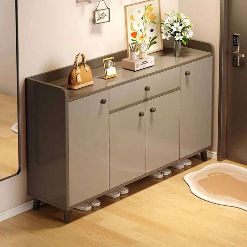 Quality Wooden Rack Shoe Cabinet Drawers Cupboard Shelf Organizers Shoe Cabinet Storage Apartments Meuble Chaussures Furniture