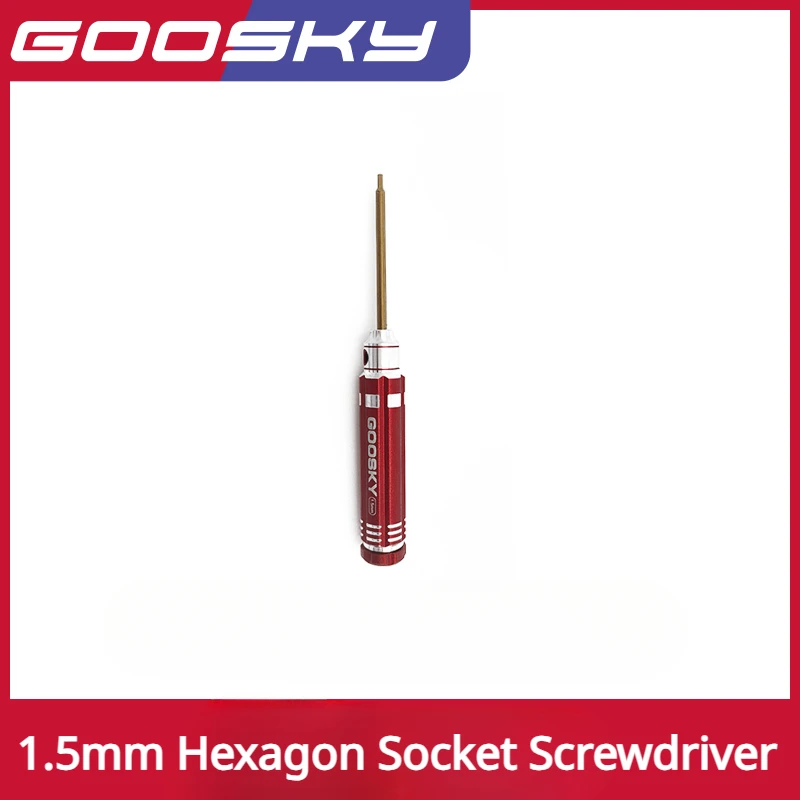 GOOSKY RC Helicopter Tool 1.5/2.0/1.27MM Inner Hexagon Cutter Head, Phillips Screwdriver