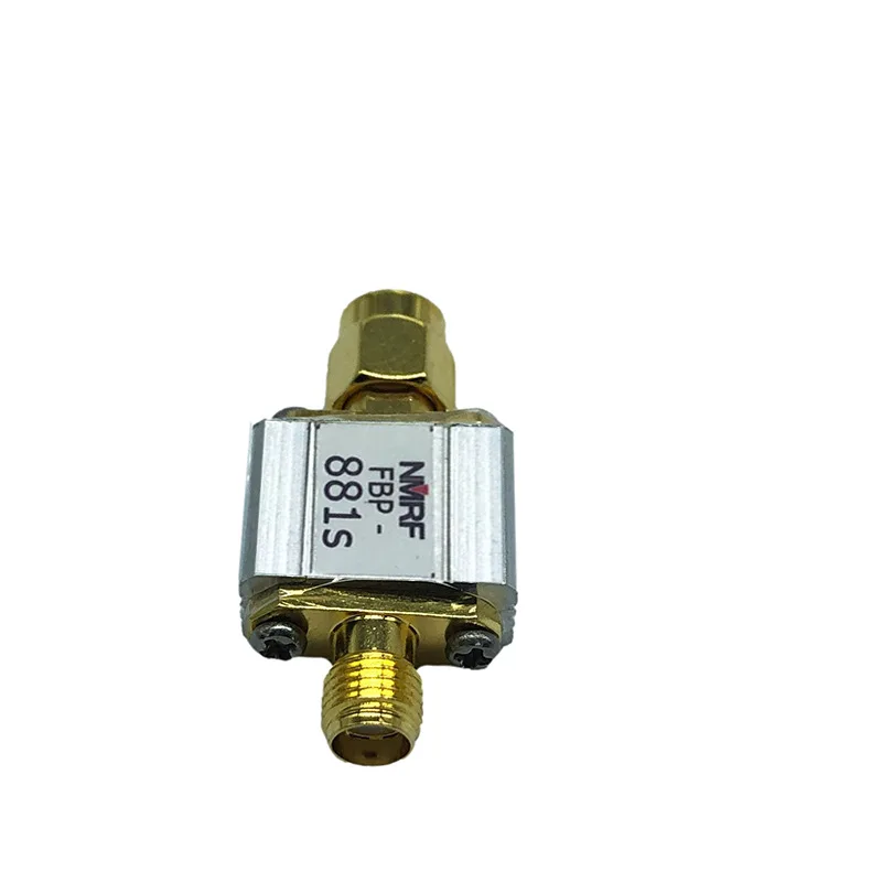 881MHz (868-895MHz) GSM900 Special SAW Band Pass Filter, 27MHz Bandwidth, SMA Interface