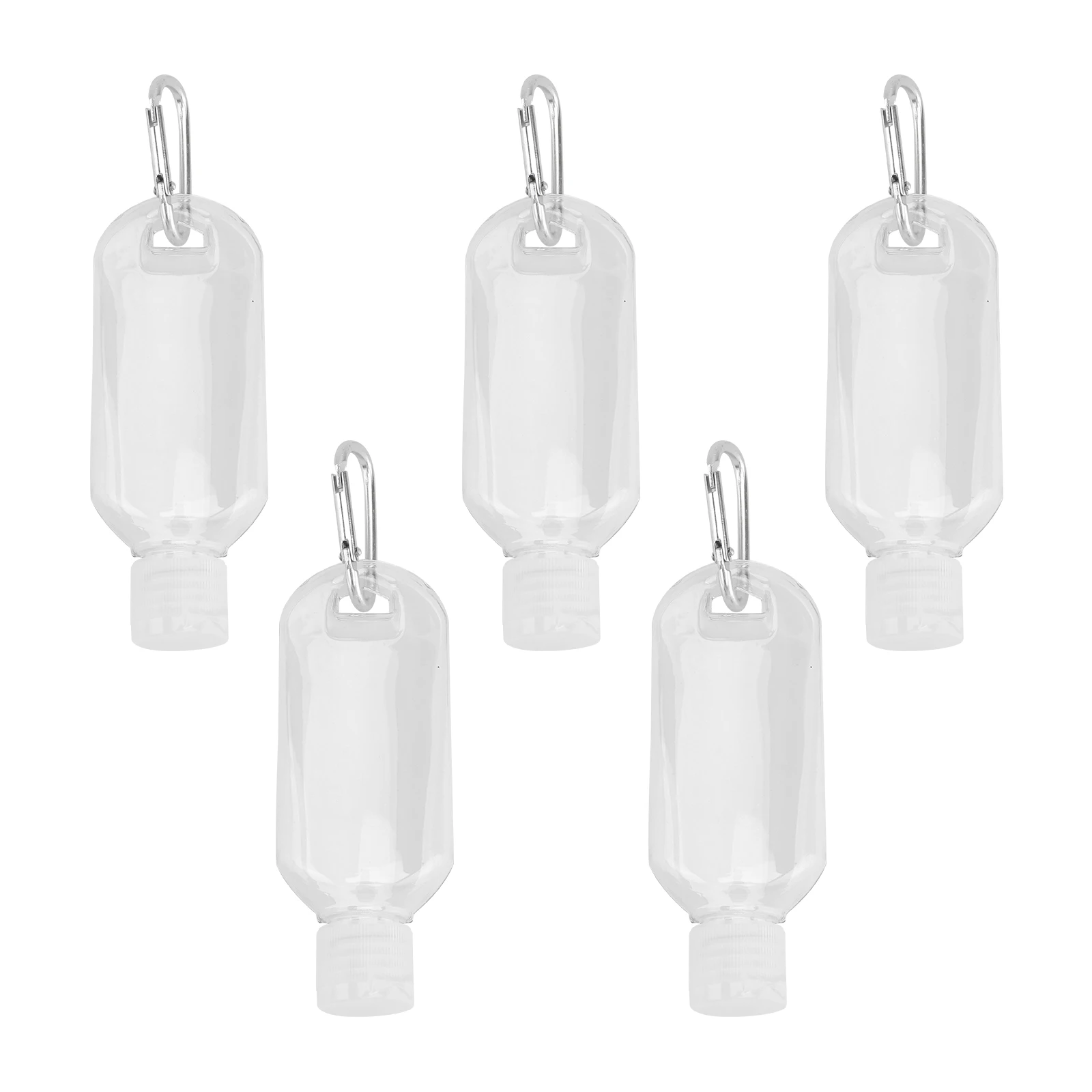 

5Pcs Refillable Travel Bottles H Face Wash Lotion EcoFriendly Portable Storage Bottle Hook Suitable Travel Business Trip