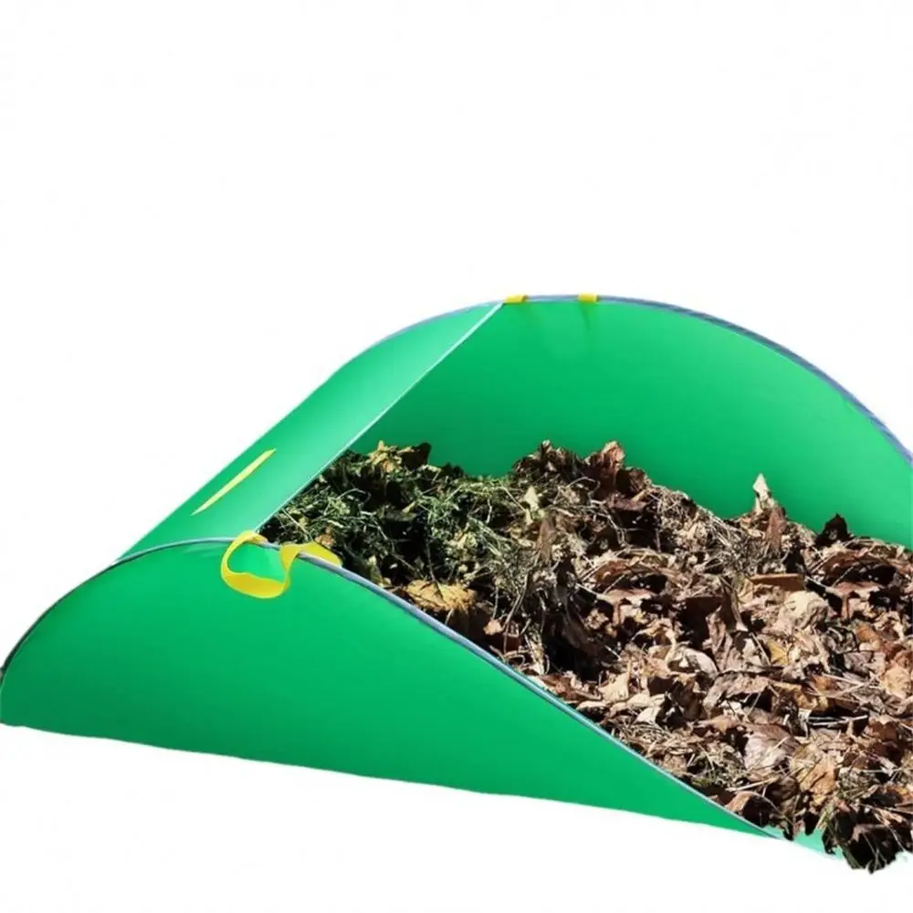 Large Capacity Leaf Collection Bag Reusable Pop-up Yard Garden Bag Portable Foldable Weeds Collection Container