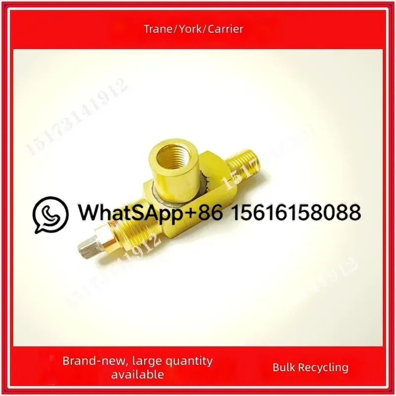 Replacement Globe Valve Pressure Sensor Angle Valve for Trane Air Conditioner Parts Compatible with VAL07095 CH530 UC800 HVAC