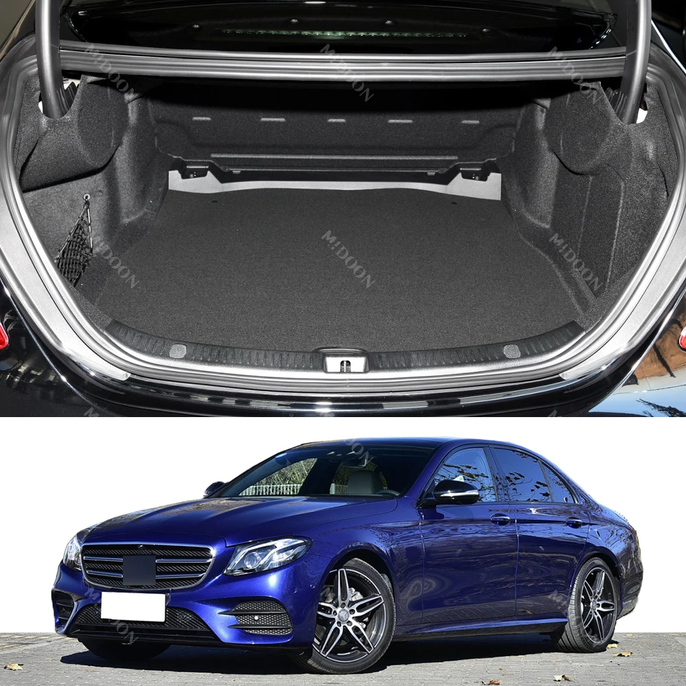 For Mercedes Benz E Class W213 2017 2018 Full Coverage Trunk Mat Car Anti-dirty Pad Protector Cargo Liner Interior Accessories view 2