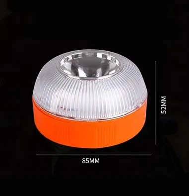 

Car Emergency Beacon Light USB Rechargeable V16 Magnetic Induction Strobe Flashing Warning Light Help Flash Safety Signal Lamp
