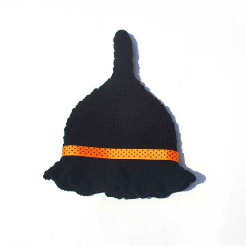 Knitted Photography Props Costumes with Hat Newborns Baby Outfit Party Supply QX2D