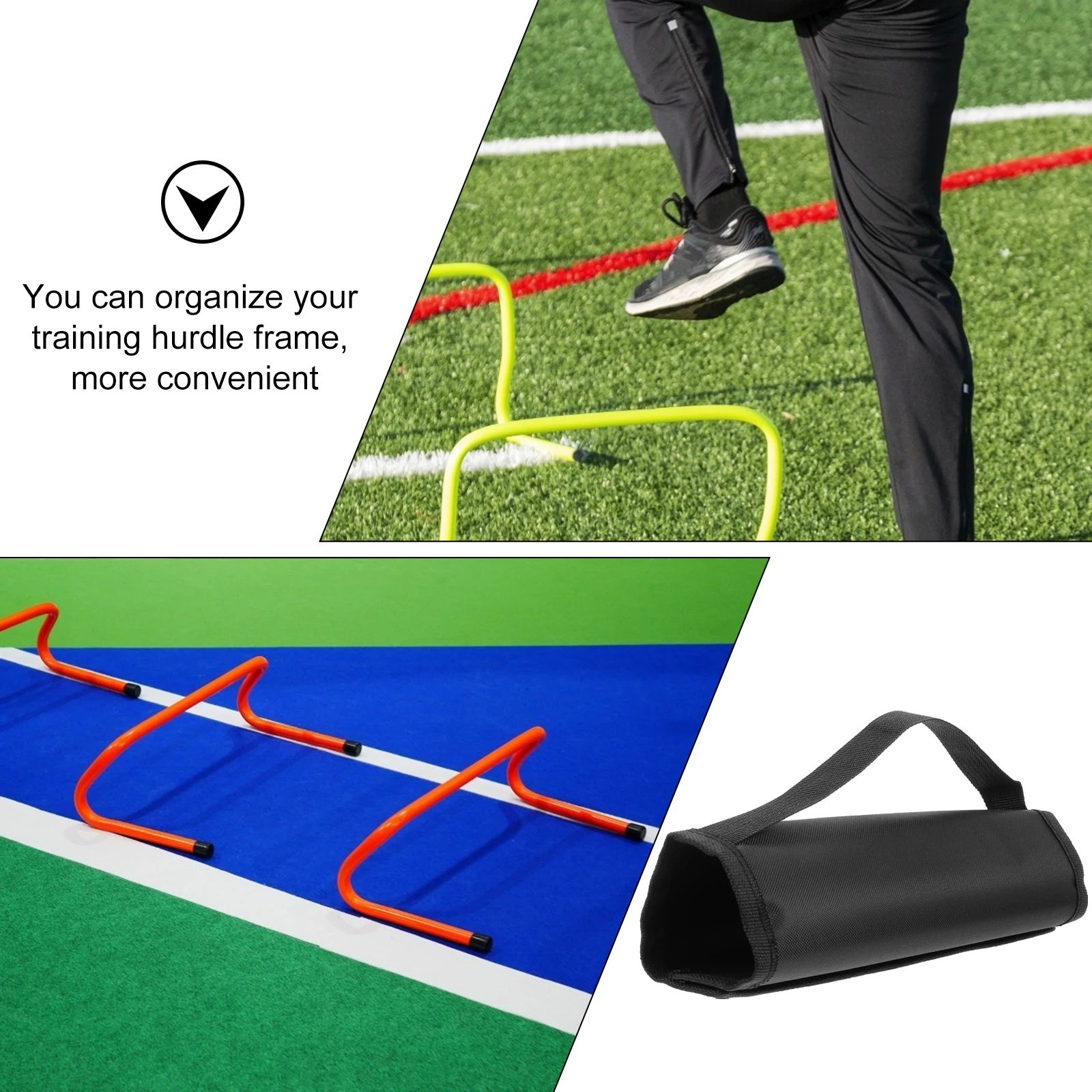 

2pcs Foldable Training Hurdle Wrapping Cloth Portable Storage Packing Oxford Cloth Lightweight Durable Eco-Friendly Reusable For