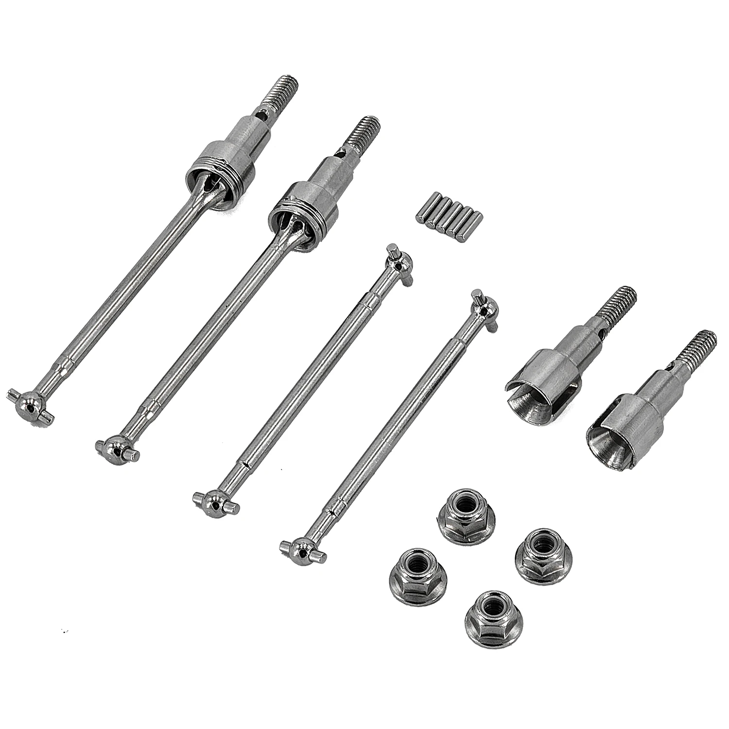 Upgrade Metall-Vorder- und Hinterradaufhängung, Radnaben, Lager, Lenkrobe, Aluminiumteile für SCY16101,16102Pro,16104,SG116,Q130 usw