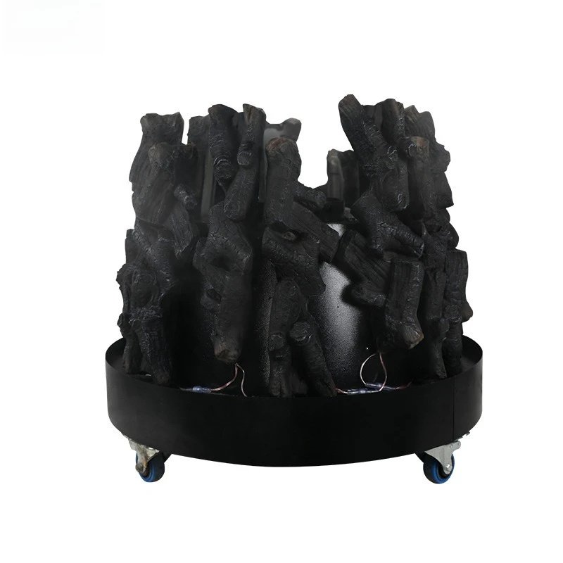 Outdoor large LED waterproof simulation campfire, stage Halloween round electronic brazier