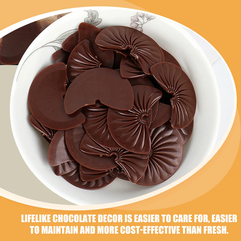

Fake Chocolates Bulk Simulated Model Chocolate Props Realistic Decorative Desktop Chocolate Decor Multi-Function Lifelike Food