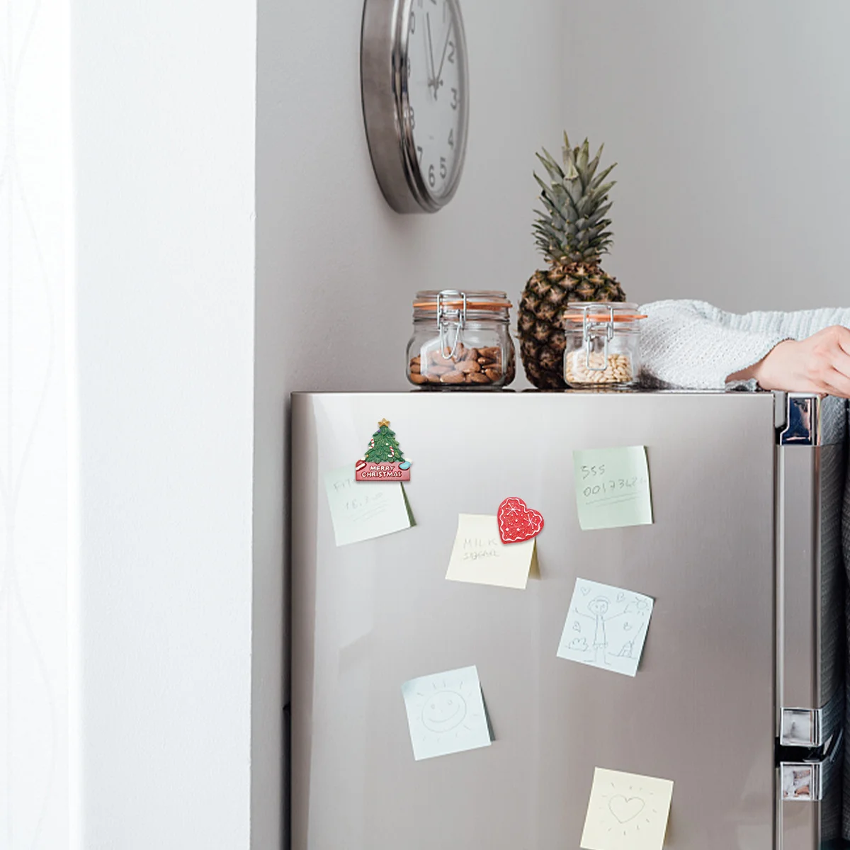 

5Pcs Adorable Ornament Resin Refrigerator Decoration Christmas Jewelry Parts DIY Material High Quality Smooth Tentacles Long