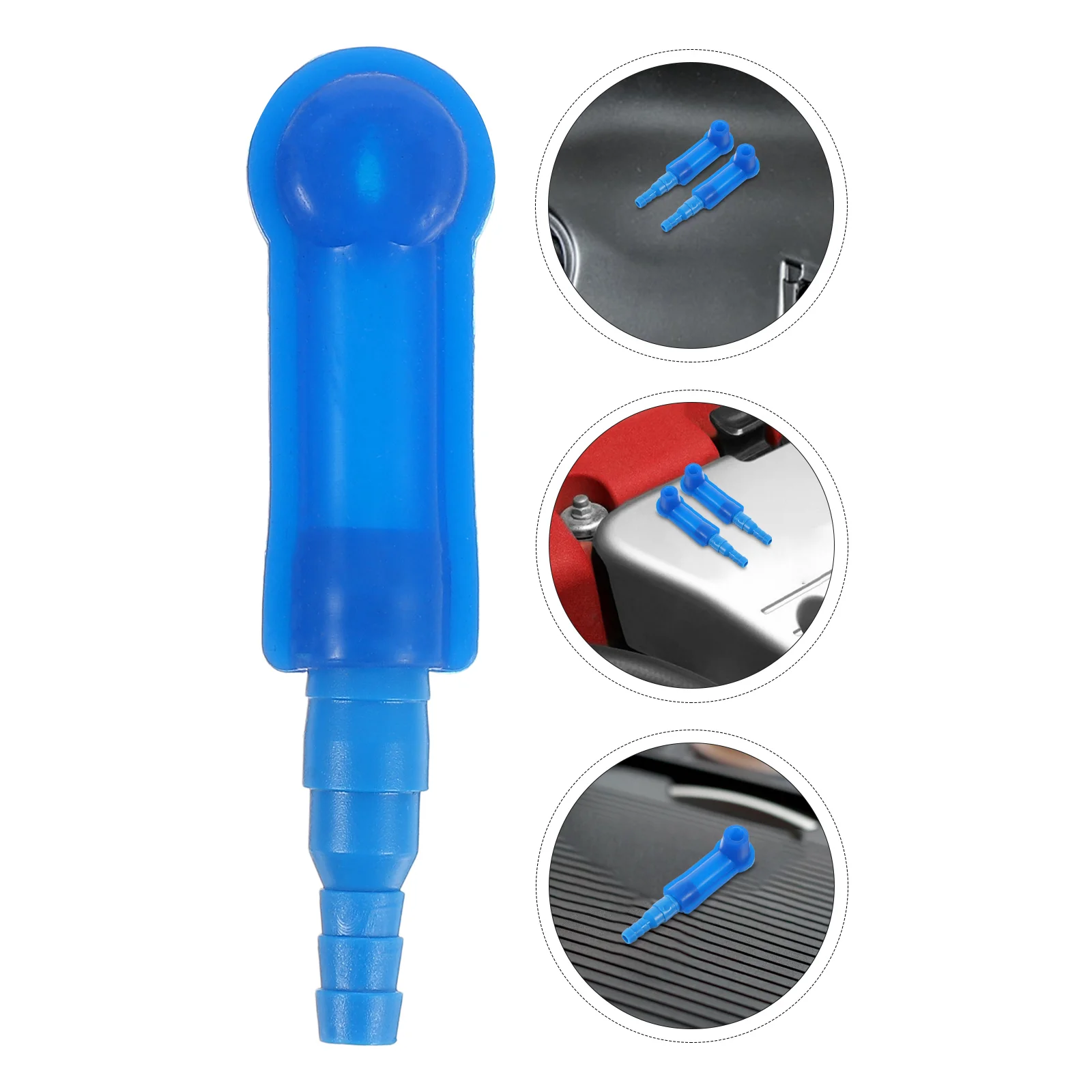 

2 Pcs Dedicated Changer Tool Connector Plastic Hose Adapters for Car Replacement Bleeder Kit Exchange