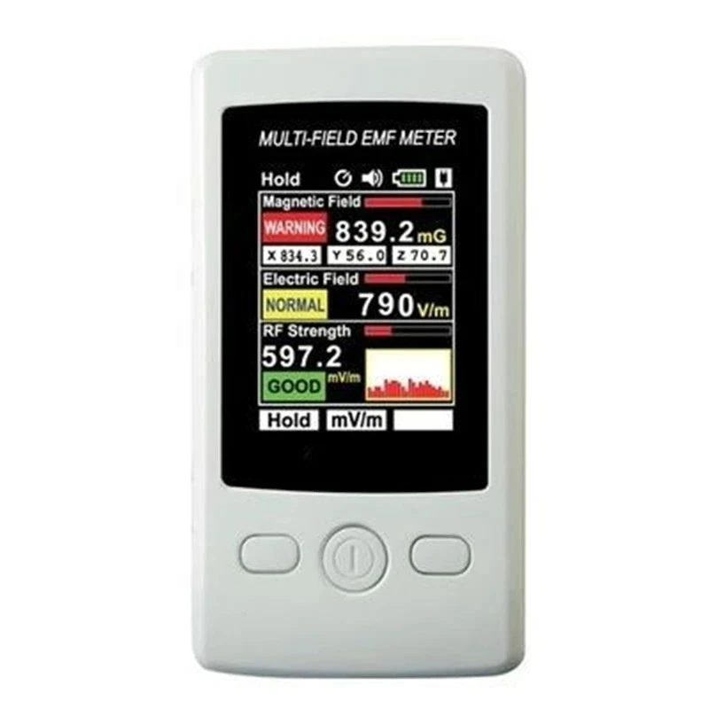 TM-190 Multi-Field 3 axis EMF Meter with Magnetic Electric RF Field Strenght Digital  TM190