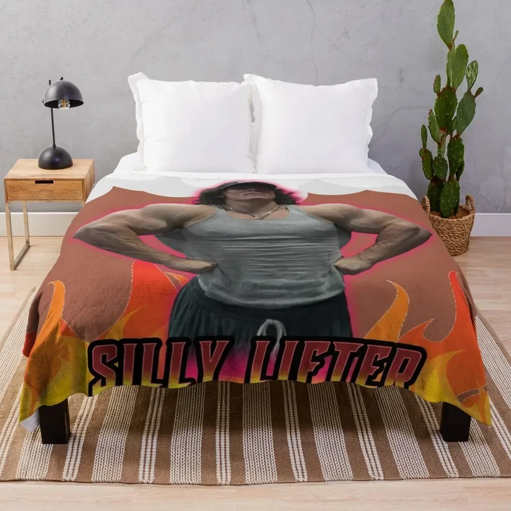 

silly lifter sam sulek Throw Blanket Breathable Lightweight Blanket for Adults Kids