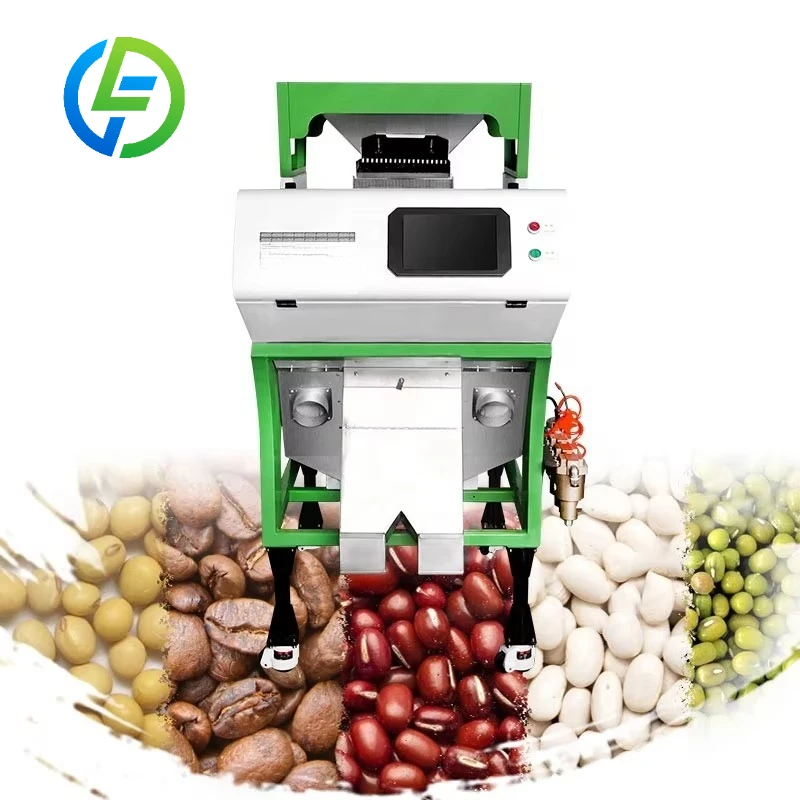 Clasificador de Color Automático Personalizable con Certificación CE FCC ROHS ISO9001 para Ajo, Semillas de Girasol, Granos de Café, Capacidad de 500-1000 kg/h, 99% de Eficiencia