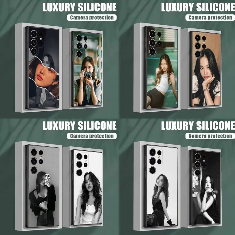 

Actress Model Freen S-Sarocha Phone Case For Samsung S25,S24,S23,S22,S21,S20,S10,Ultra,Plus,Lite,FE,Soft Silicone Black Cover
