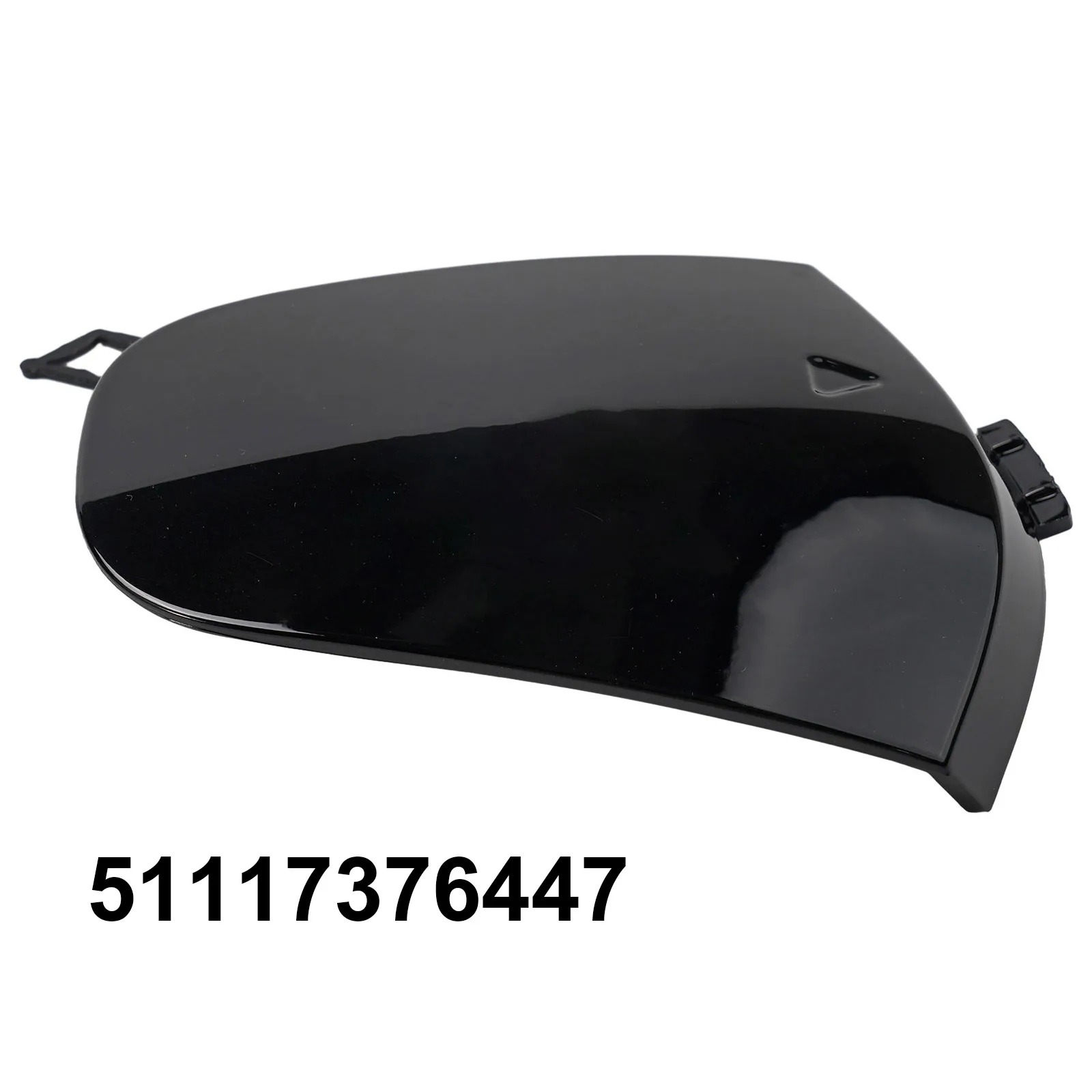 7376447   TOW Hook Eye COVER GLOSS สีดํา ABS ฝาครอบพ่วง TOW Hitch COVER TOW Hook Eye สําหรับ CLUBMAN F54 2014 2017