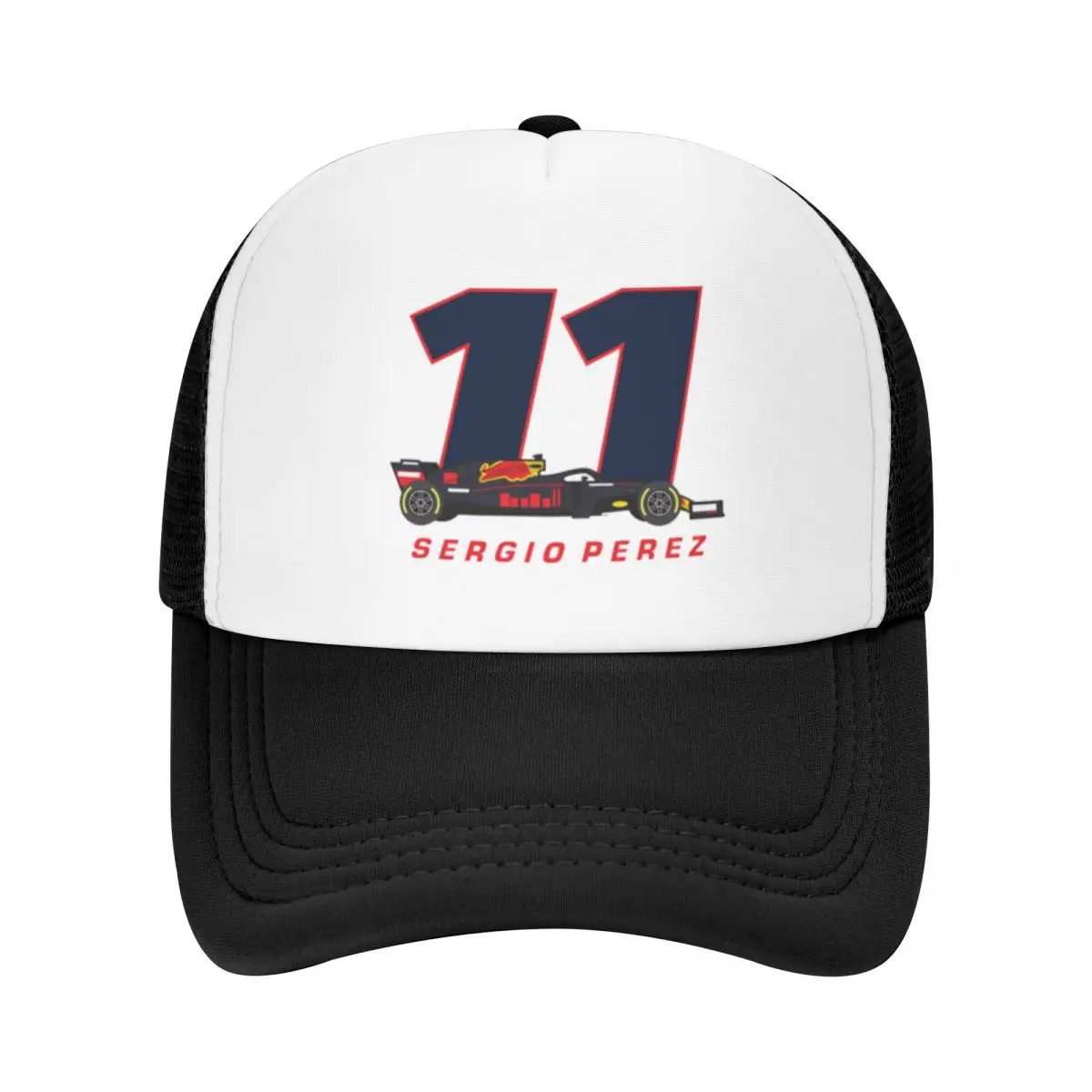 Sergio Perez #11 Checo Perez Motorsports Racing Camping Mesh Baseball Caps Women Men Unisex Male Beach Dad Hats Peaked Cap