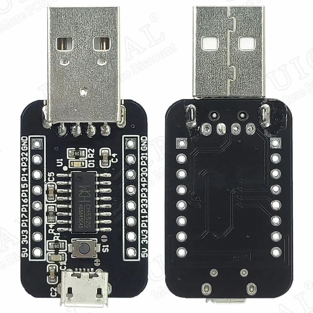 MINI Development Board Module 24MHz USB Microcontroller for Linux Windows MDK SCCC Micro USB CH552G CH554G