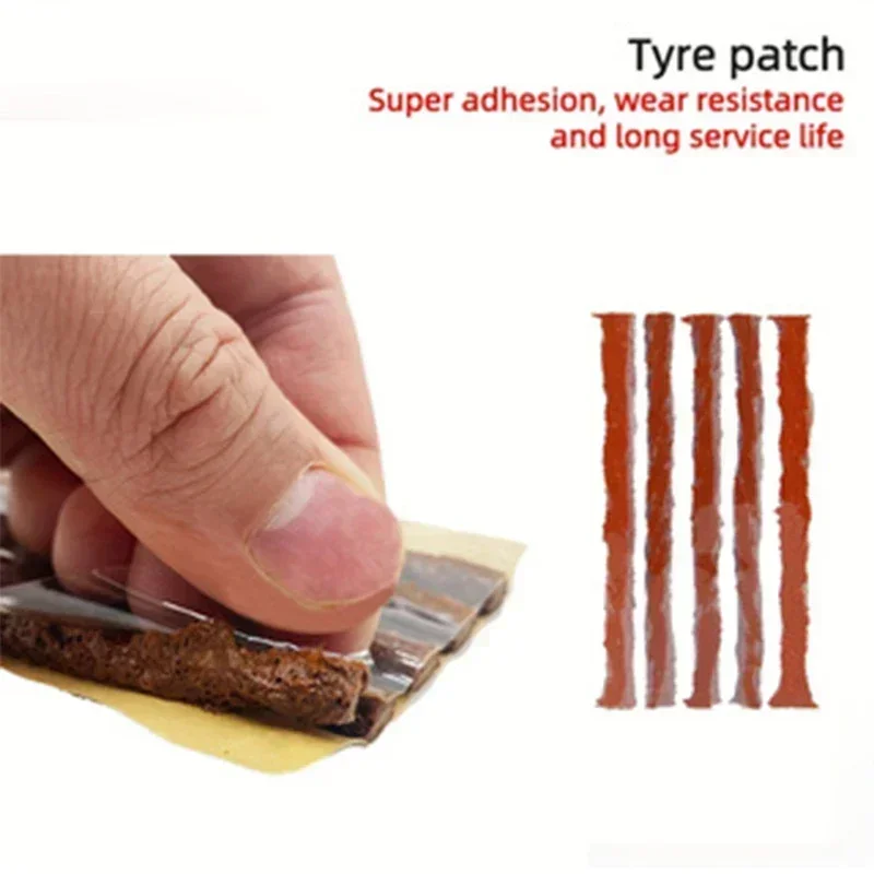 Motorcycle Tire Repair Kit Car Puncture Plug Tools Tyre Puncture Emergency for Tire Strips Stirring Glue Repair Tool Kit