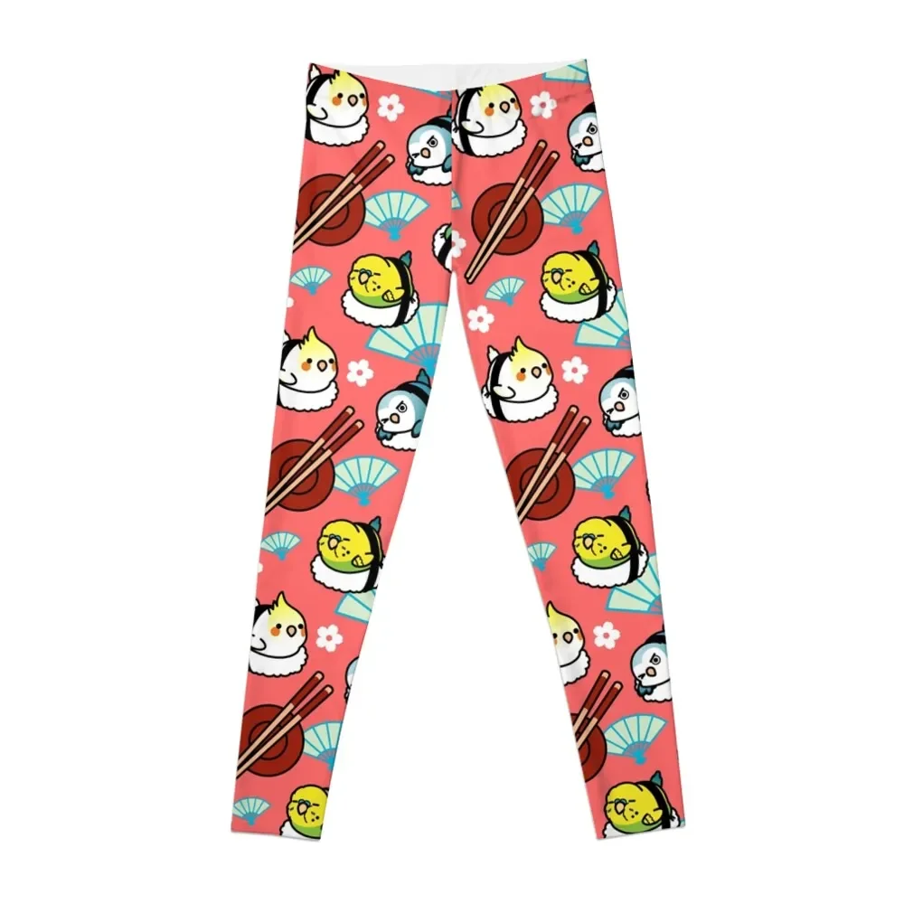 

Sushi Time with Cody the Lovebird & Friends Leggings sportswear woman gym 2024 gym's sportswear Womens Leggings