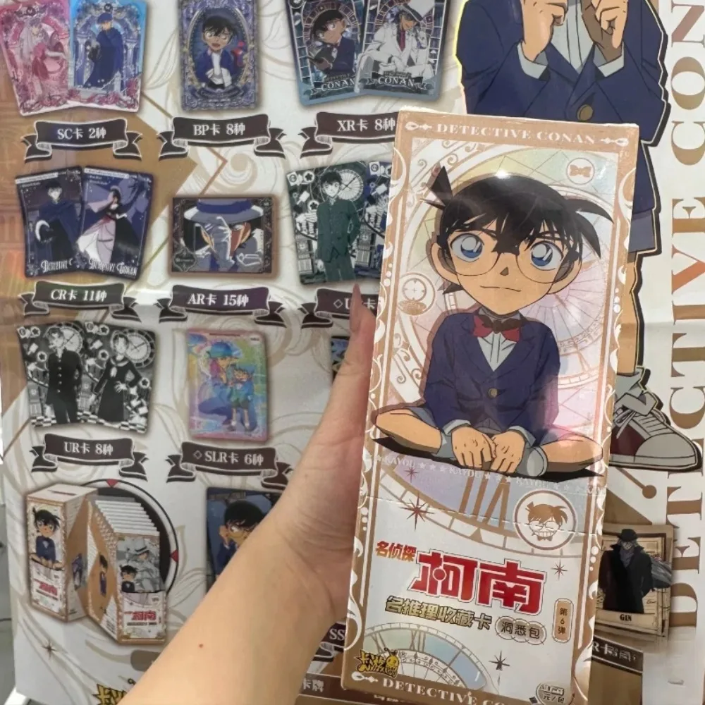 KAYOU Official Authentic Detective Conan Insight Vol.6TCG Foil Trading Cards Exquisite Anime Character Collectible Desktop Decor